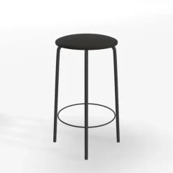 Perfecta Tabouret Snack (assise +/- 65 Cm)|Tabouret De Bar (assise +/- 80 Cm)*Nantes Tabouret snack sans dossier assise en tissu rembourrée