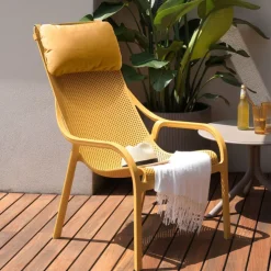 Fauteuil De Jardin*Net Lounge Fauteuil lounge extérieur en polypropylène recyclable empilable