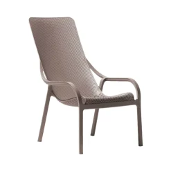 Fauteuil De Jardin*Net Lounge Fauteuil lounge extérieur en polypropylène recyclable empilable