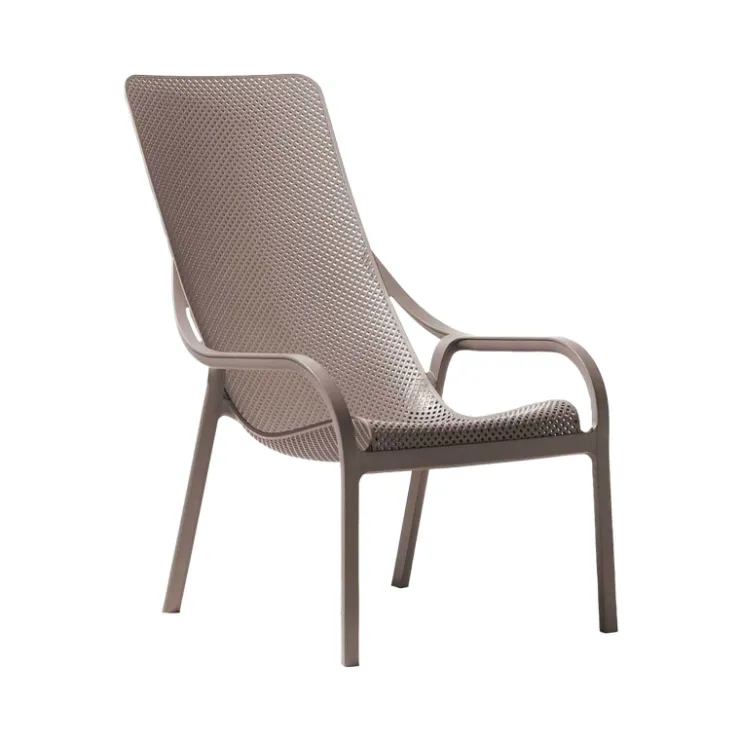 Fauteuil De Jardin*Net Lounge Fauteuil lounge extérieur en polypropylène recyclable empilable