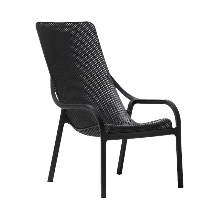 Fauteuil De Jardin*Net Lounge Fauteuil lounge extérieur en polypropylène recyclable empilable