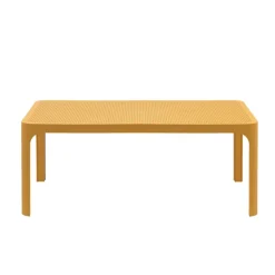Table De Jardin*Net Table basse de jardin moderne avec plateau micro perforé 100 x 60 cm