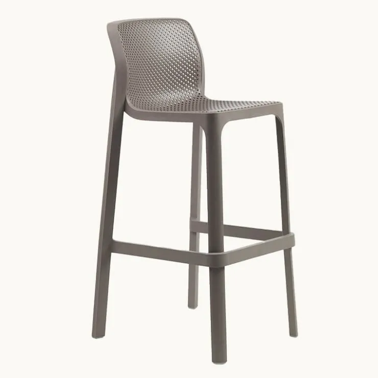 Tabouret Snack (assise +/- 65 Cm)|Tabouret De Bar (assise +/- 80 Cm)*Net Tabouret haut empilable en polypropylène