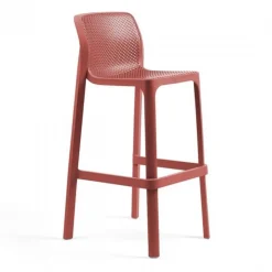 Tabouret Snack (assise +/- 65 Cm)|Tabouret De Bar (assise +/- 80 Cm)*Net Tabouret haut empilable en polypropylène