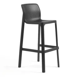 Tabouret Snack (assise +/- 65 Cm)|Tabouret De Bar (assise +/- 80 Cm)*Net Tabouret haut empilable en polypropylène