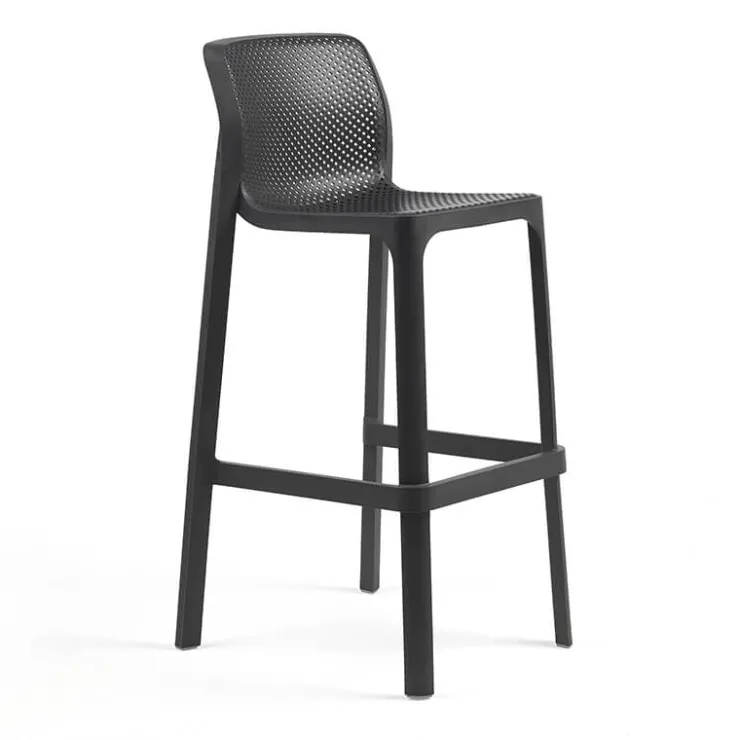 Tabouret Snack (assise +/- 65 Cm)|Tabouret De Bar (assise +/- 80 Cm)*Net Tabouret haut empilable en polypropylène