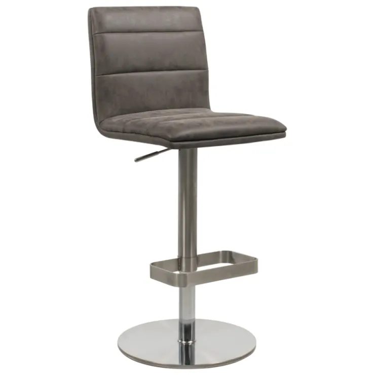 Tabouret Snack (assise +/- 65 Cm)|Tabouret De Bar (assise +/- 80 Cm)*NouméaTabouret réglable en hauteur pied métal et coque rembourrée