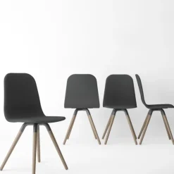 Cancio Chaise De Cuisine|Chaise De Salle à Manger*Nuba Chaise scandinave en synthétique et bois