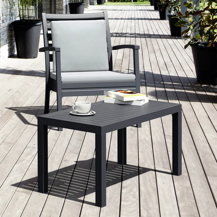 Table De Jardin*Ocean Table basse de jardin en résine rectangulaire