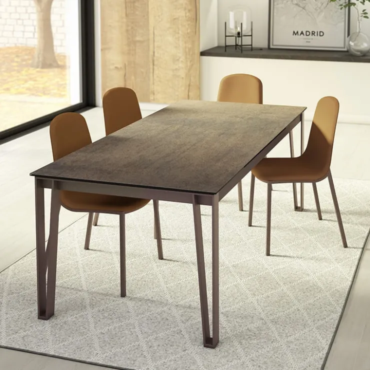 Cancio Table De Salle à Manger*Okaso Table design en céramique et métal