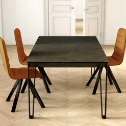 Cancio Table De Salle à Manger*Okaso Table design en céramique et métal