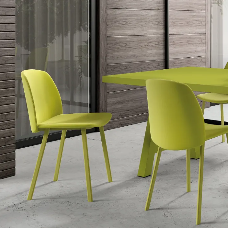 Perfecta Chaise De Cuisine|Chaise De Salle à Manger*Olivia Chaise tendance rembourrée en simili avec pieds en métal