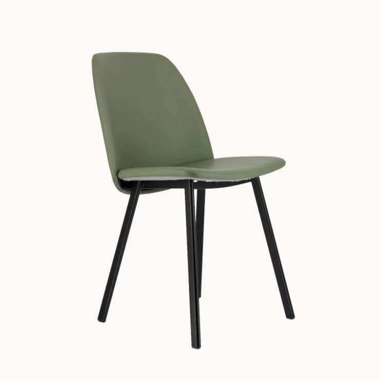 Perfecta Chaise De Cuisine|Chaise De Salle à Manger*Olivia Chaise tendance rembourrée en simili avec pieds en métal