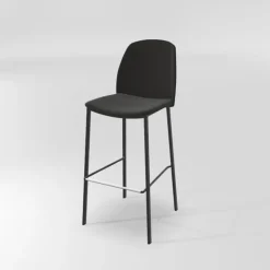 Perfecta Tabouret De Bar (assise +/- 80 Cm)*Olivia Tabouret de bar en tissu avec pieds métal