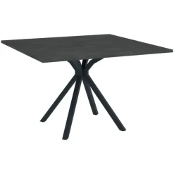 Perfecta Table De Cuisine|Table De Salle à Manger*Onyx Table carrée en stratifié avec pied central en métal