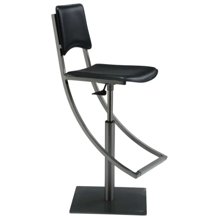 Carrier Tabouret Snack (assise +/- 65 Cm)|Tabouret De Bar (assise +/- 80 Cm)*Ophélie ® Tabouret réglable en métal et croûte de cuir