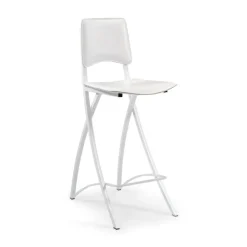 Carrier Tabouret Snack (assise +/- 65 Cm)|Tabouret De Bar (assise +/- 80 Cm)*Ophélie ® Tabouret snack de fabrication française en métal et croûte de cuir