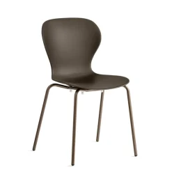 Chaise De Cuisine|Chaise De Salle à Manger*OPS ! Connubia© Chaise italienne empilable en polypropylène avec pieds en métal