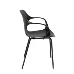 Chaise De Cuisine|Chaise De Salle à Manger*OPS ! Connubia© Fauteuil design italien empilable en polypropylène avec pieds en métal