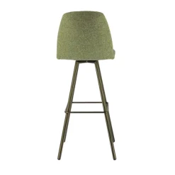 Perfecta Tabouret De Bar (assise +/- 80 Cm)*Osaka Tabouret de bar moderne en tissu et pieds en métal