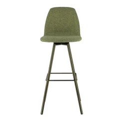 Perfecta Tabouret De Bar (assise +/- 80 Cm)*Osaka Tabouret de bar moderne en tissu et pieds en métal