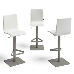 Cancio Tabouret Snack (assise +/- 65 Cm)|Tabouret De Bar (assise +/- 80 Cm)*Palma Tabouret réglable contemporain rembourré