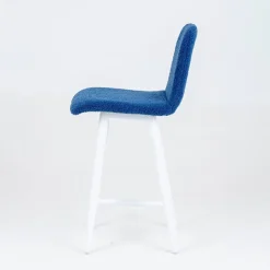 Sessio Tabouret Snack (assise +/- 65 Cm)|Tabouret De Bar (assise +/- 80 Cm)*Pandora Tabouret snack en tissu et pieds en bois massif