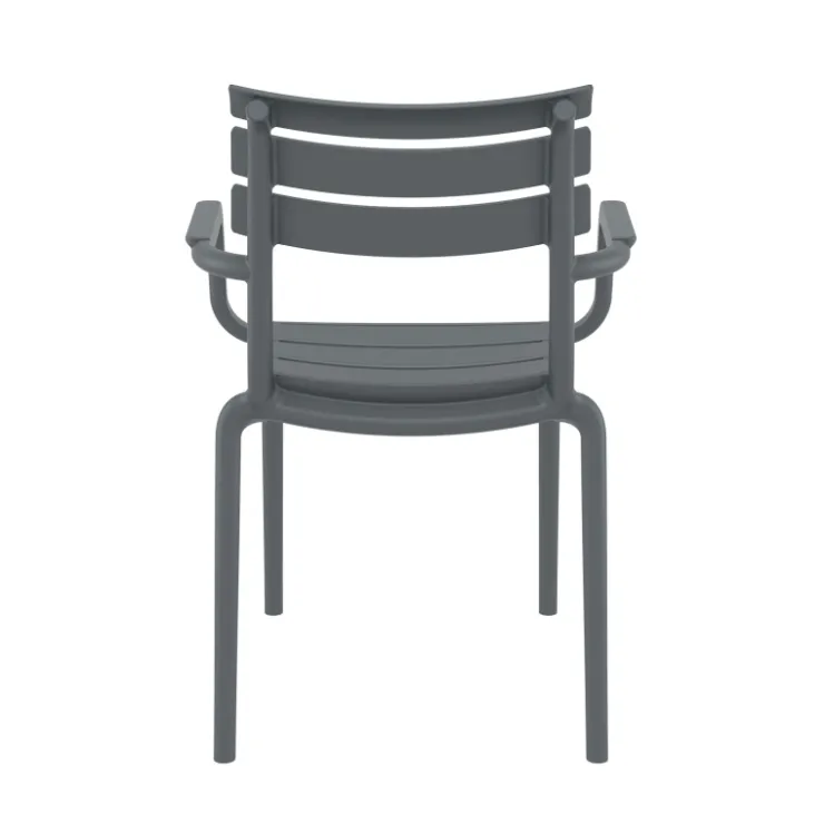 Chaise De Jardin|Fauteuil De Jardin*Paris Fauteuil de jardin empilable en polypropylène avec accoudoirs