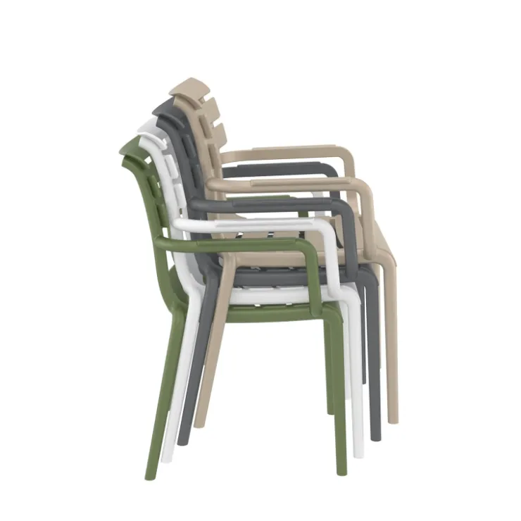 Chaise De Cuisine|Chaise De Salle à Manger*Paris Fauteuil moderne empilable en polypropylène
