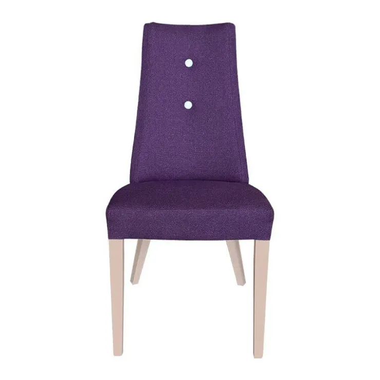 Lujosa Chaise De Salle à Manger|Chaise Salon*Park Chaise contemporaine en tissu et pieds bois