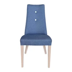 Lujosa Chaise De Salle à Manger|Chaise Salon*Park Chaise contemporaine en tissu et pieds bois