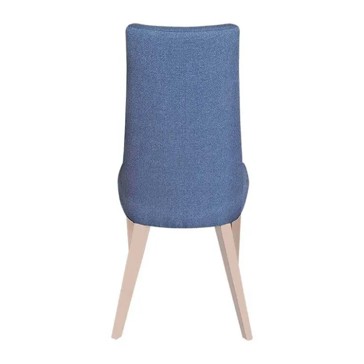 Lujosa Chaise De Salle à Manger|Chaise Salon*Park Chaise contemporaine en tissu et pieds bois