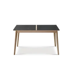 Dasras Table De Salle à Manger*Paul Table à manger scandinave en bois et céramique