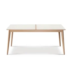 Dasras Table De Salle à Manger*Paul Table extensible en bois et en céramique