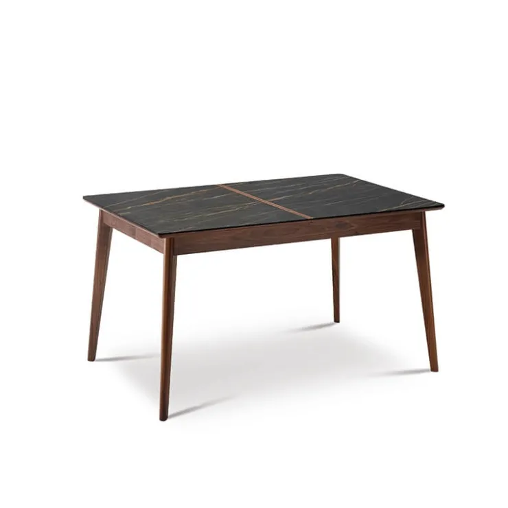 Dasras Table De Salle à Manger*Paul Table extensible en bois et en céramique