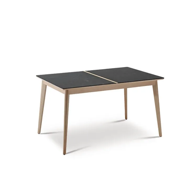 Dasras Table De Salle à Manger*Paul Table extensible en bois et en céramique