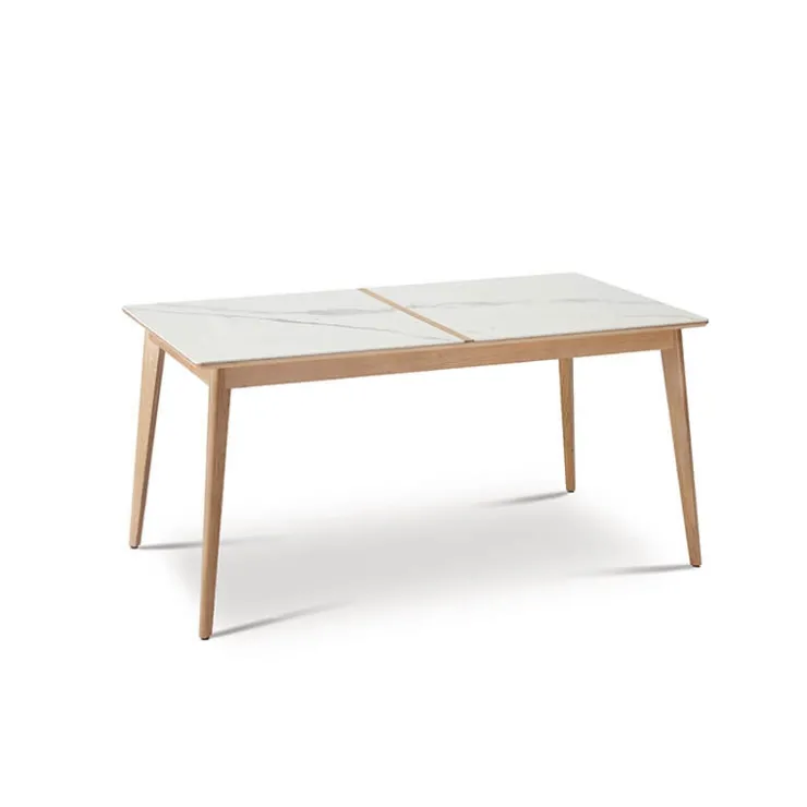 Dasras Table De Salle à Manger*Paul Table extensible en bois et en céramique