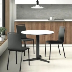 Cancio Table De Cuisine|Table Pour Petit Espace*Peliccan Table ronde petit espace en céramique et métal