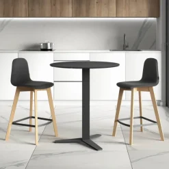 Cancio Table De Cuisine|Table Pour Petit Espace*Peliccan Table ronde snack moderne en céramique