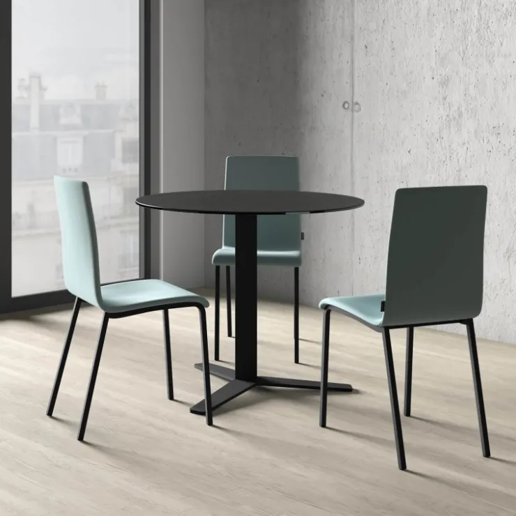 Cancio Table De Cuisine|Table Pour Petit Espace*Peliccan Table ronde snack moderne en céramique