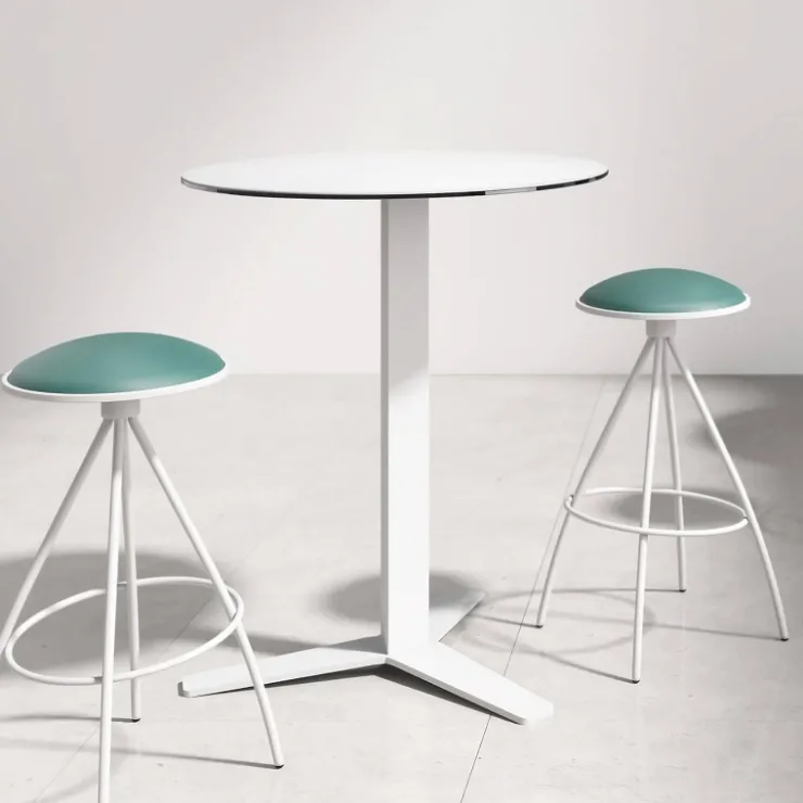Cancio Table De Cuisine|Table Pour Petit Espace*Peliccan Table snack ronde moderne en verre