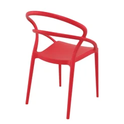 Chaise De Jardin*Pia Chaise de jardin tendance empilable en polypropylène