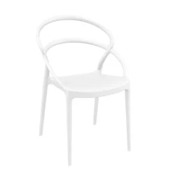Chaise De Cuisine|Chaise De Salle à Manger*Pia Chaise tendance empilable en polypropylène