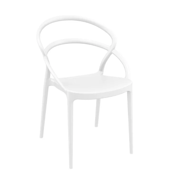 Chaise De Cuisine|Chaise De Salle à Manger*Pia Chaise tendance empilable en polypropylène