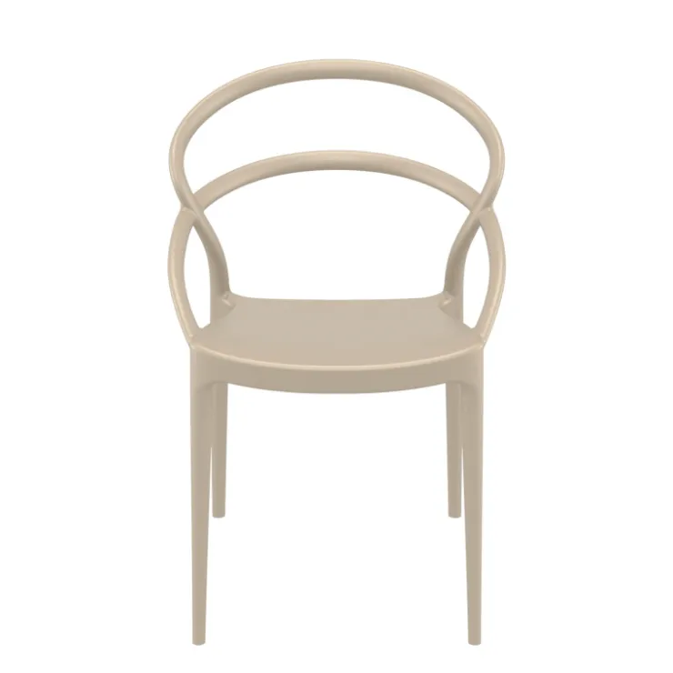 Chaise De Cuisine|Chaise De Salle à Manger*Pia Chaise tendance empilable en polypropylène