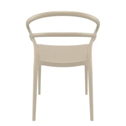 Chaise De Cuisine|Chaise De Salle à Manger*Pia Chaise tendance empilable en polypropylène