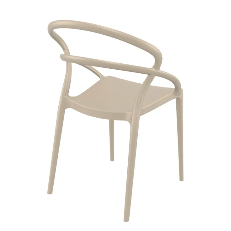Chaise De Cuisine|Chaise De Salle à Manger*Pia Chaise tendance empilable en polypropylène