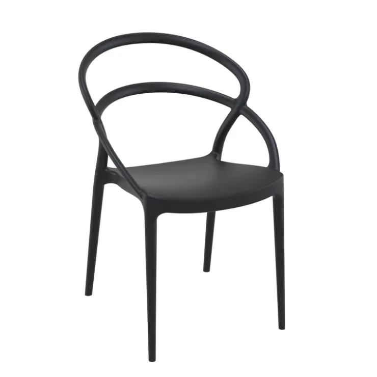 Chaise De Cuisine|Chaise De Salle à Manger*Pia Chaise tendance empilable en polypropylène