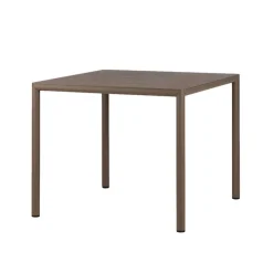 Table De Jardin*Piave Table de jardin carrée en stratifié avec pieds en aluminium