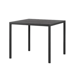 Table De Jardin*Piave Table de jardin carrée en stratifié avec pieds en aluminium